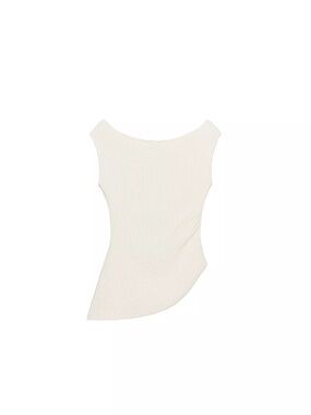 Zara Draped Asymmetric Top, size S